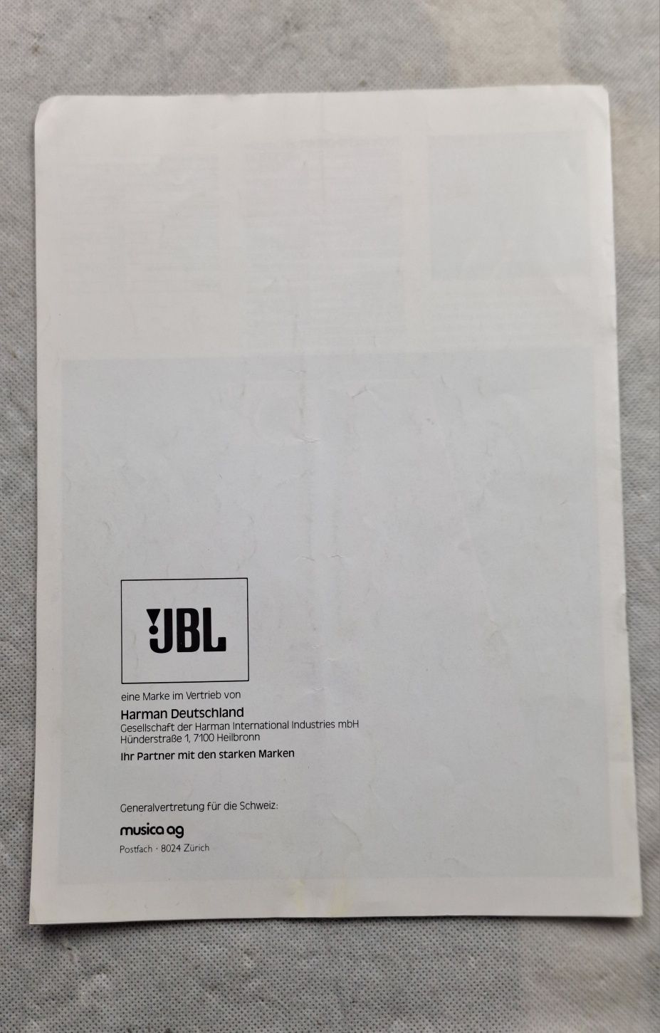 Katalog prospekt JBL Ti-Serie