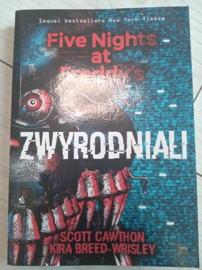 Książki z serii five nights at Freddy