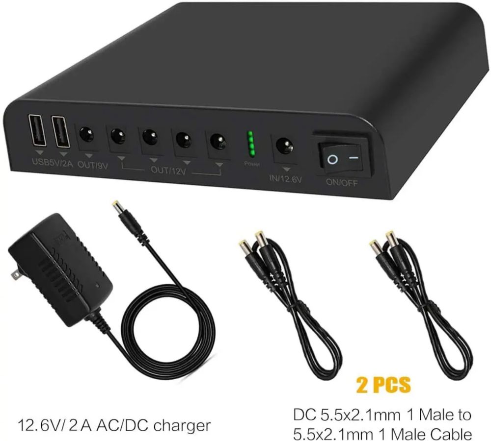 ДБЖ/UPS для роутера великоі ємності Talentcell mini UPS 142 Wh