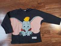 Bluzka dumbo Zara 110 długi rękaw