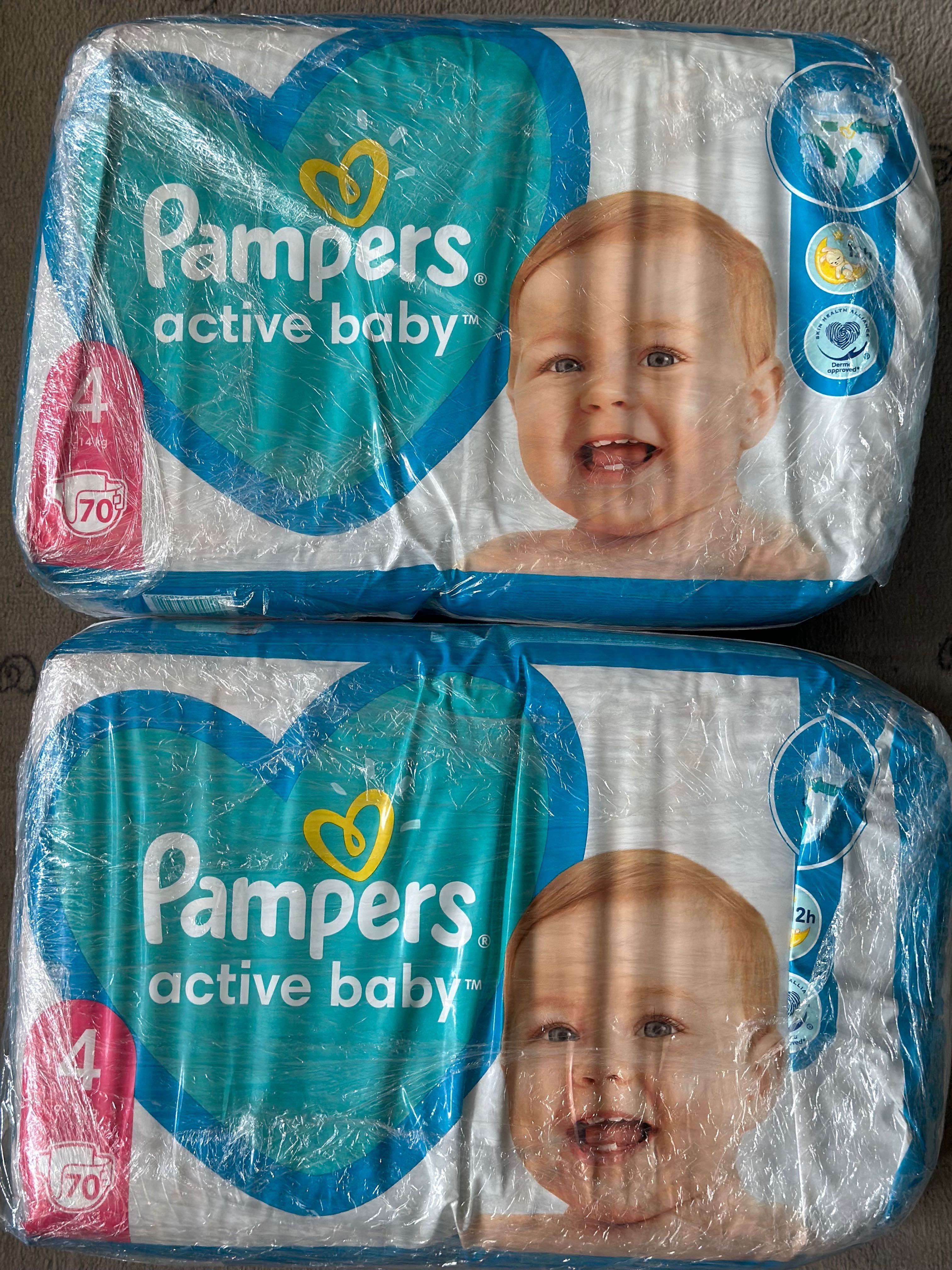 Pampers active baby 4 (70 штук)