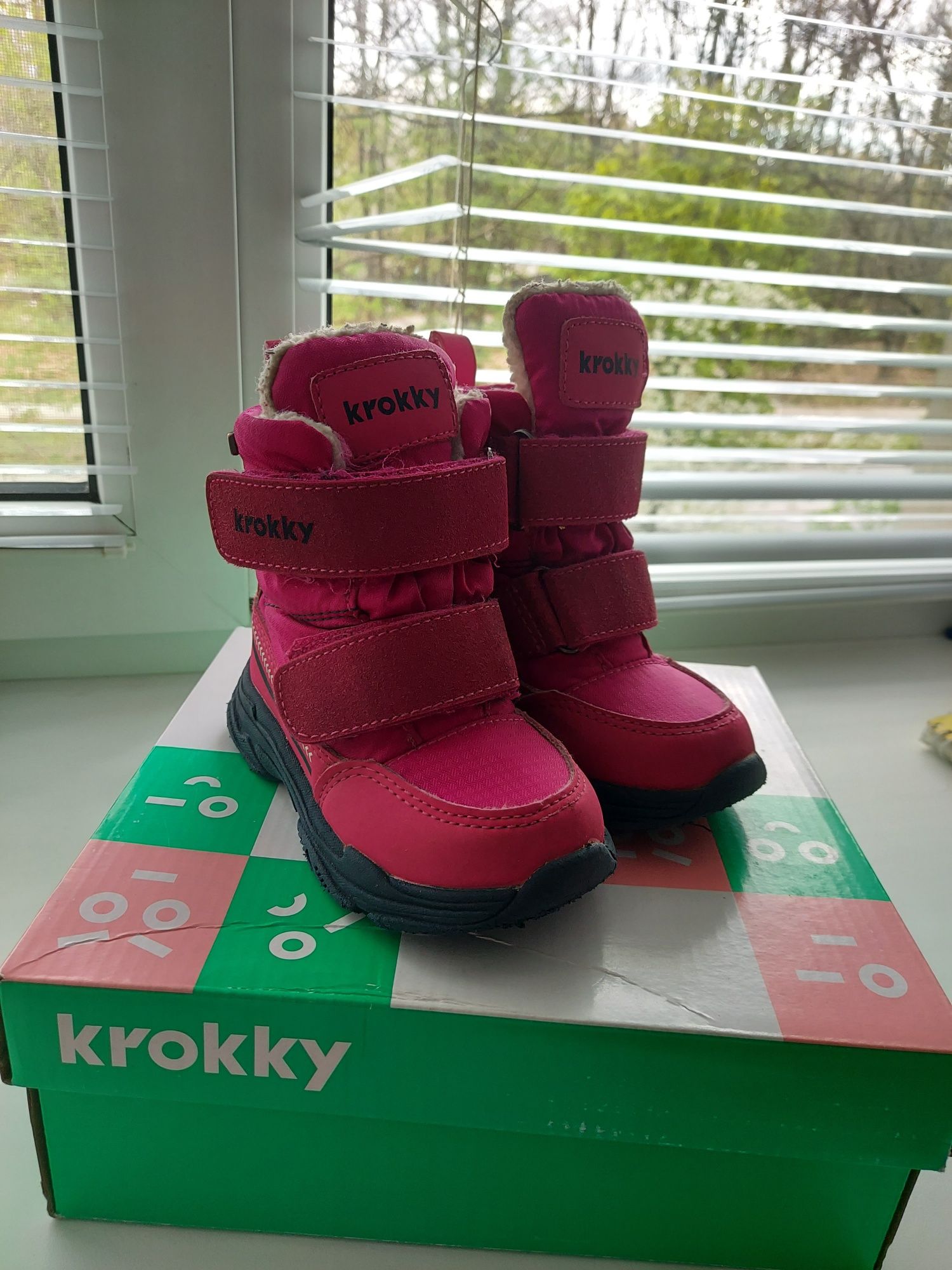Зимние термо-ботинки ТМ KROKKY

   Розовый