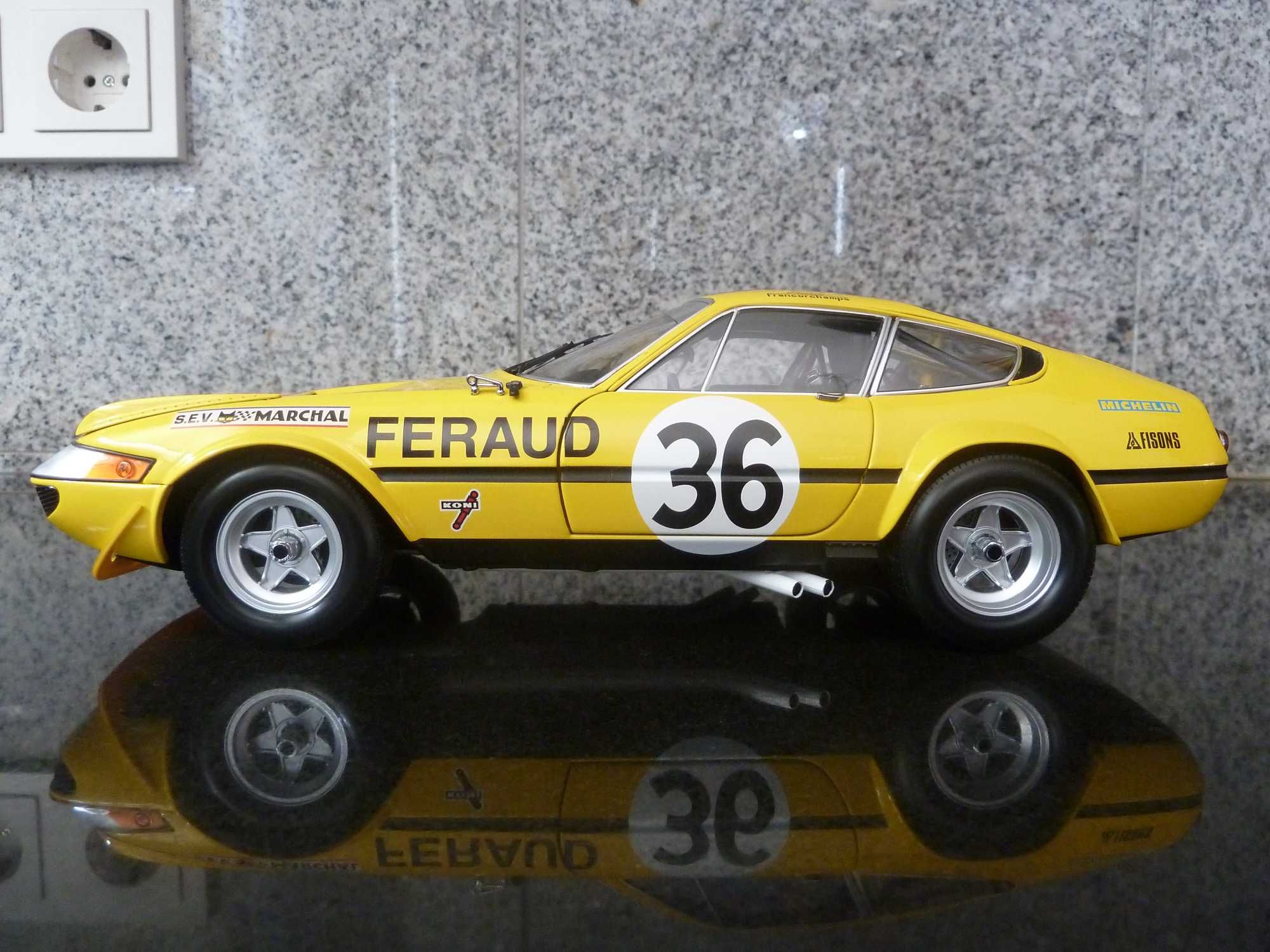 1:18 Kyosho, Ferrari 365 GTB4 Competizione, AutoArt Minichamps