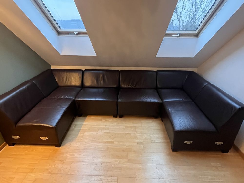 Sofa skórzana duża