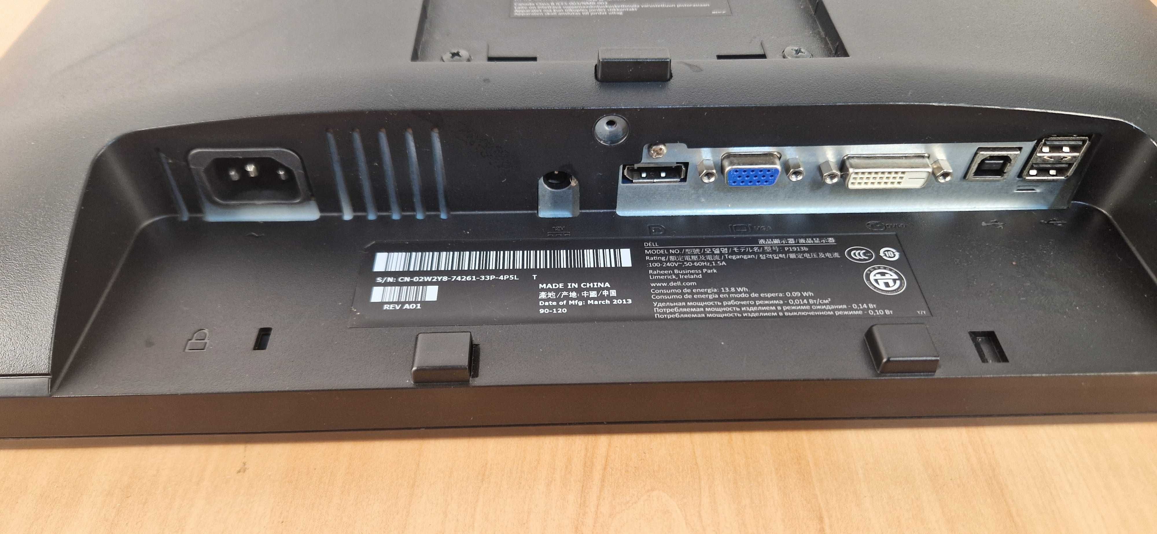 Monitor Dell 19" Panorâmico com varias entradas
