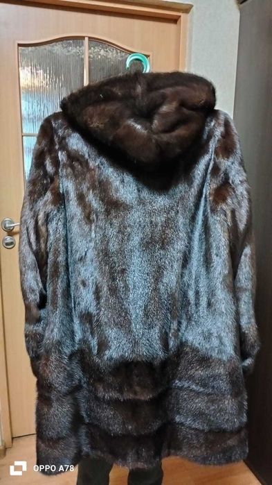 ШУБА норкова-коричнева