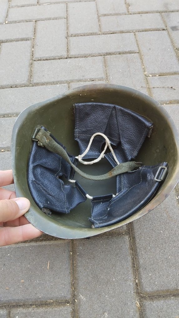 Hełm radziecki ssh-40 wojenny z fasunkiem reko