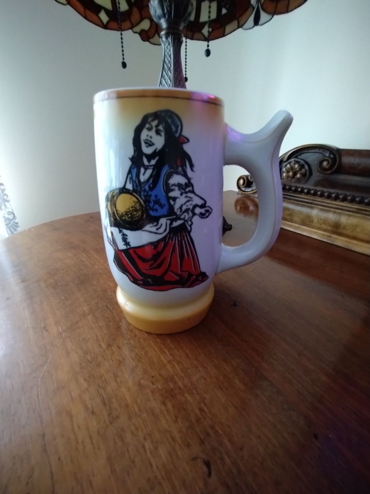 Kufel Lubiana porcelana PRL