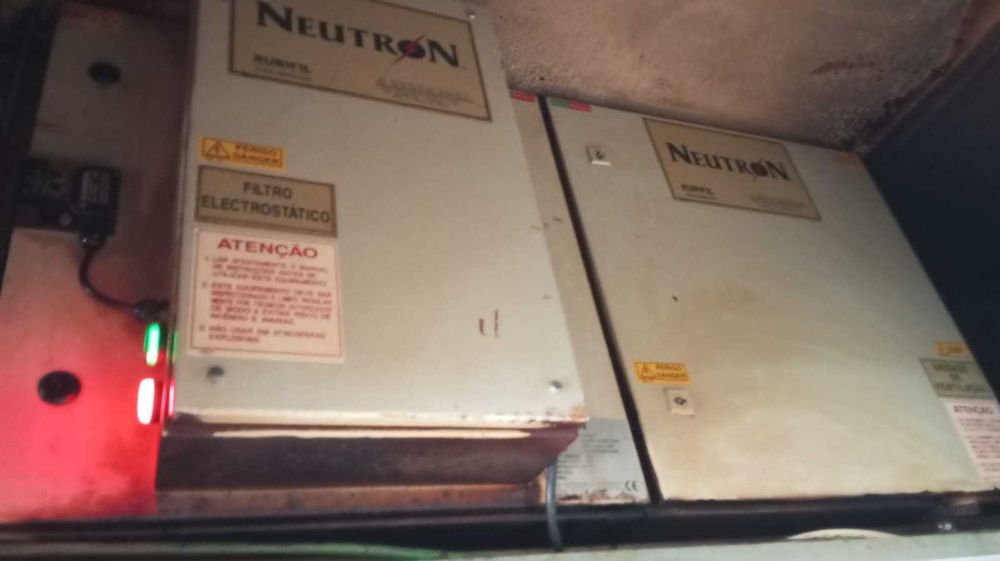 Sistema de exaustão electroestaica