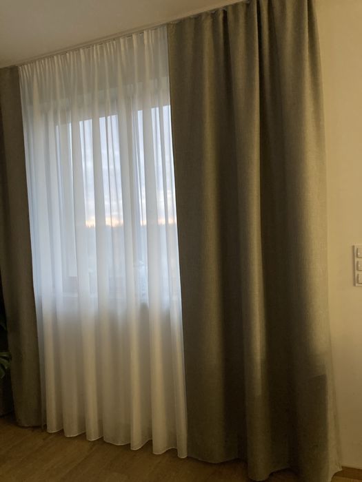 4 szt Zaslony zacieniające ikea BLAHUVA szare zaciemniajace