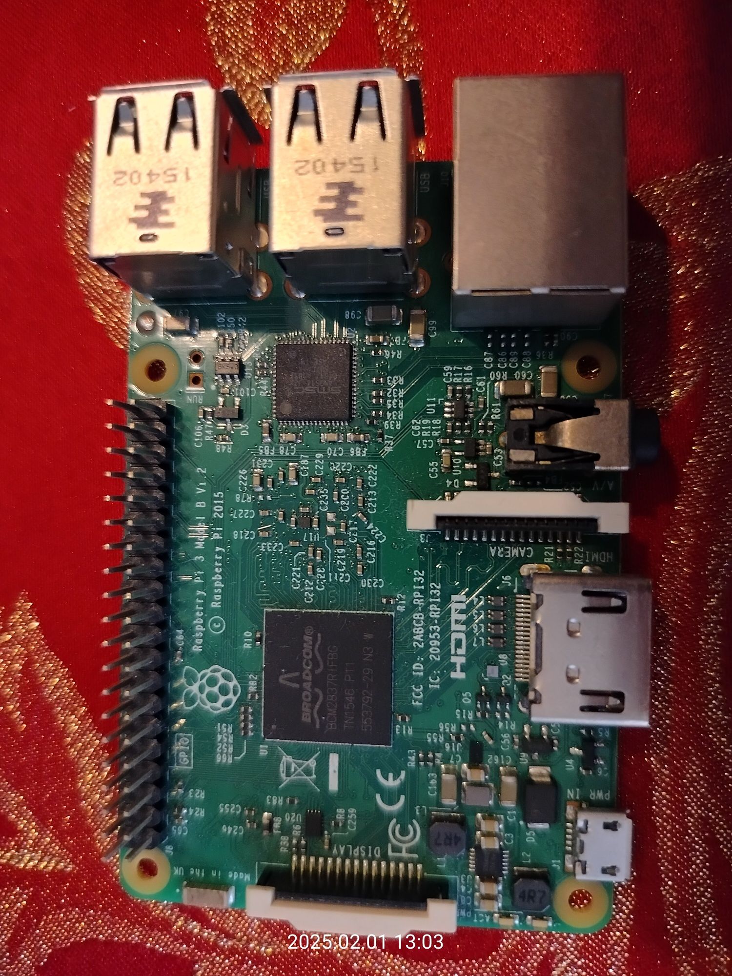 Raspberry pi 3b - como novo