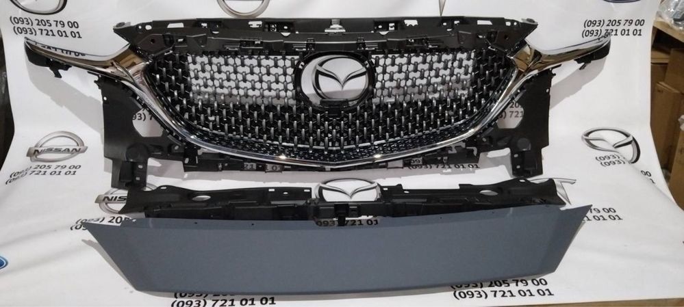 Решітка мазда 6 2019 2020 2021 mazda 6 GL планка під покрас фари мазда