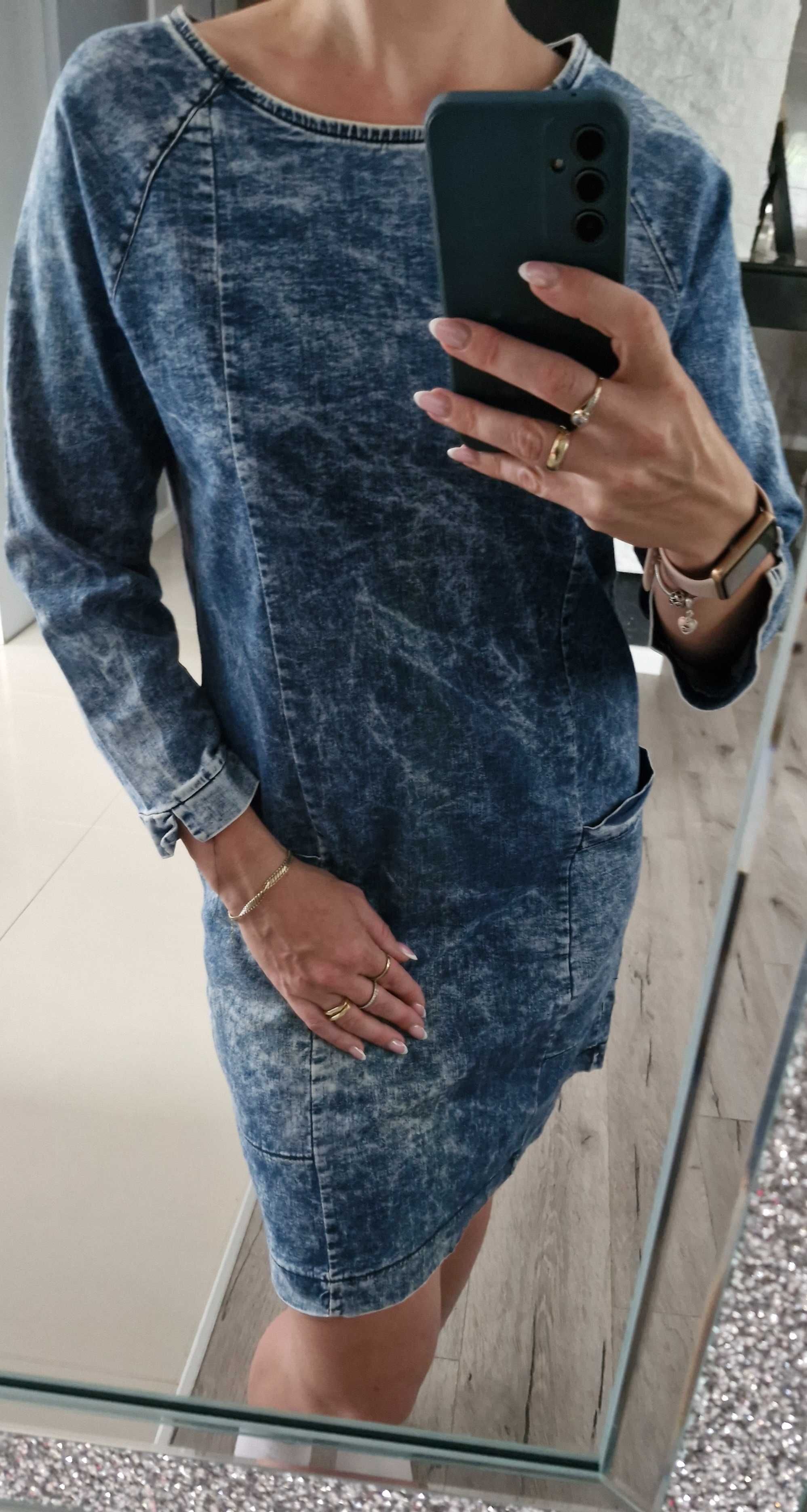 Jeansowa sukienka