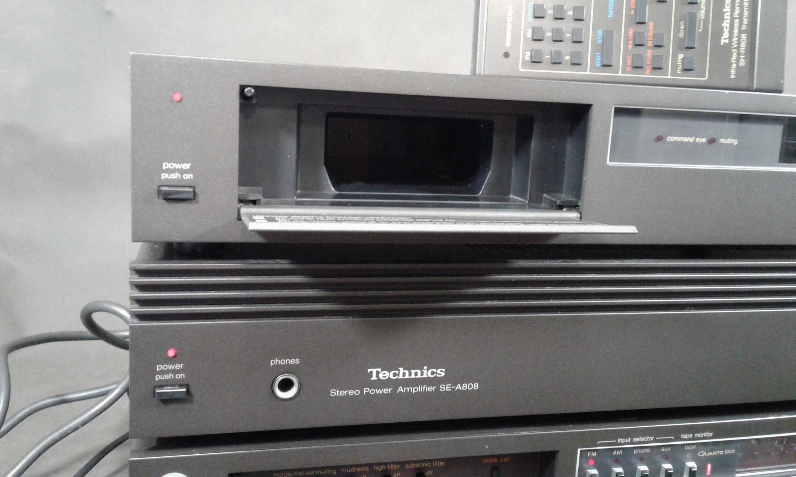 TECHNICS SE-A808,zestaw stereo,pilot