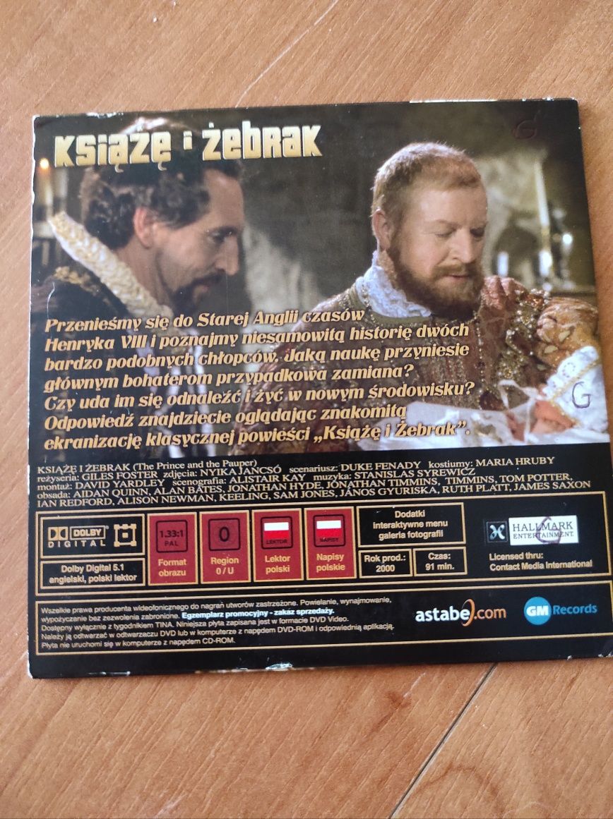 Książę i żebrak film dvd