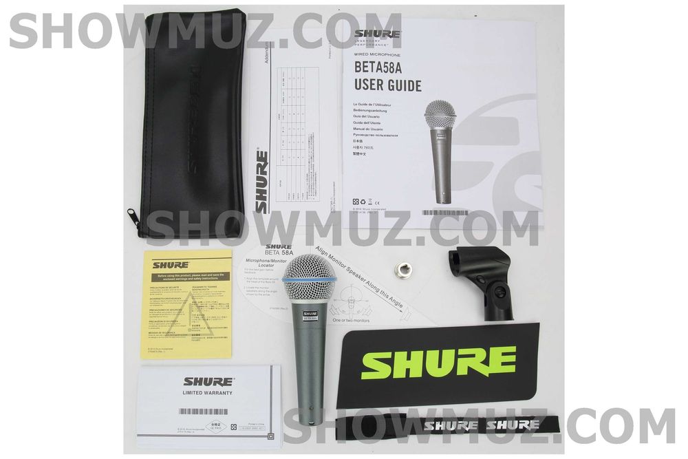 SHURE BETA 58A мікрофон НОВИЙ в наявності