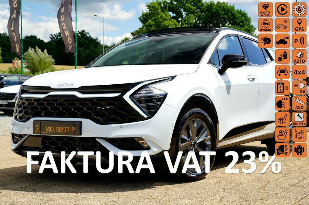 Kia Sportage GT LINE acc blis WENTYLACJA panorama skóra kamery360 4x4 pilot MAX OP.