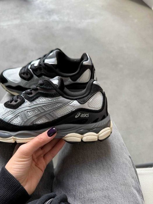 Кроссовки  Asics Gel-NYC 1090 Black Ivory Grey/Кросівки Жіночі Асікc