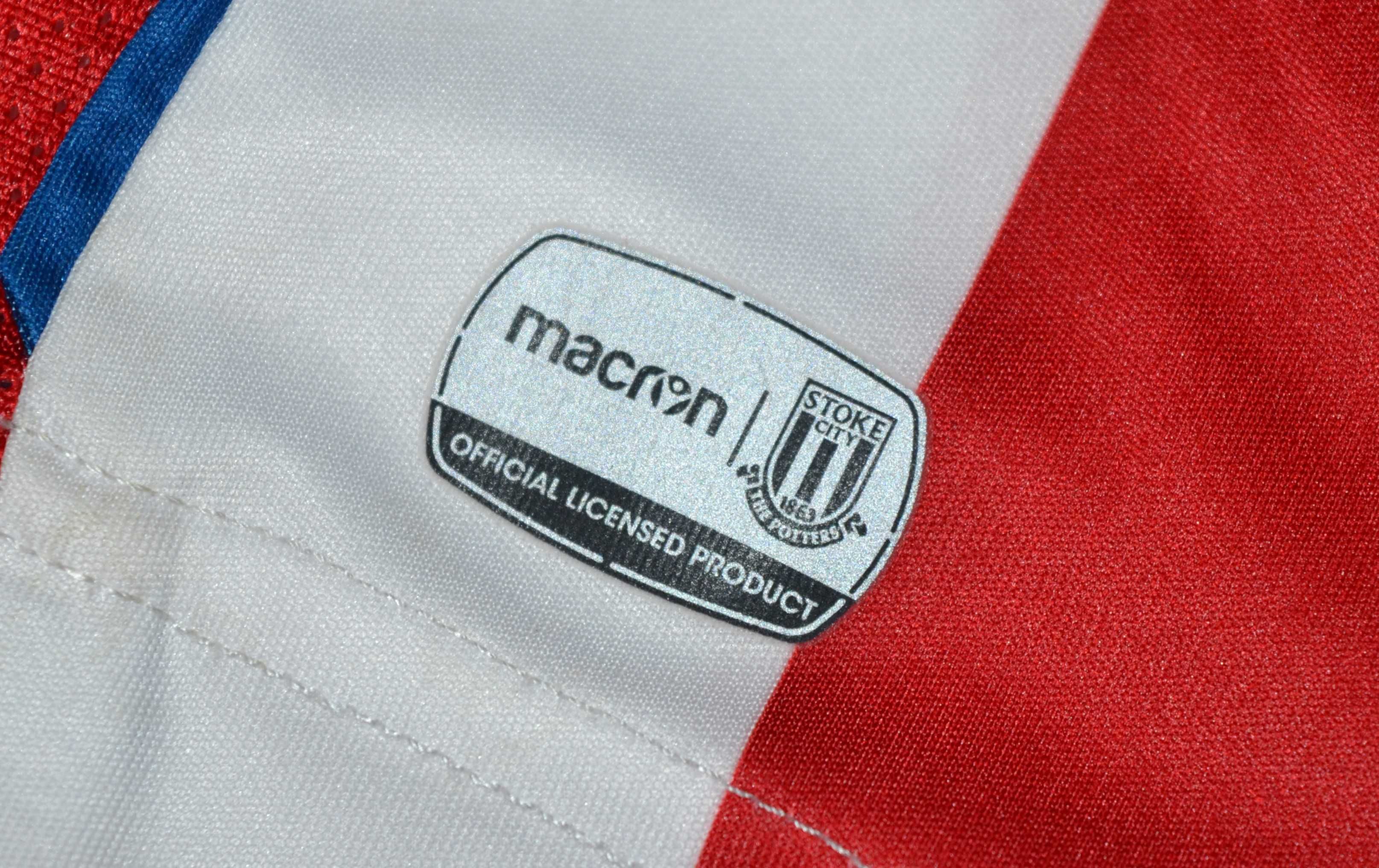 Macron _ koszulka Stoke City sezon 17/18 _ Jr.M _ XXS _ jak Nowa!