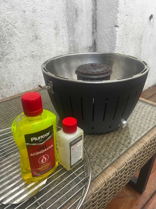 LotusGrill – Grelhador a carvão sem fumo (cor antracite)