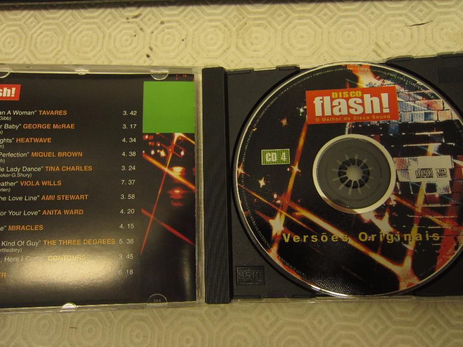 CD Disco Flash O Melhor disco Sound CD 4