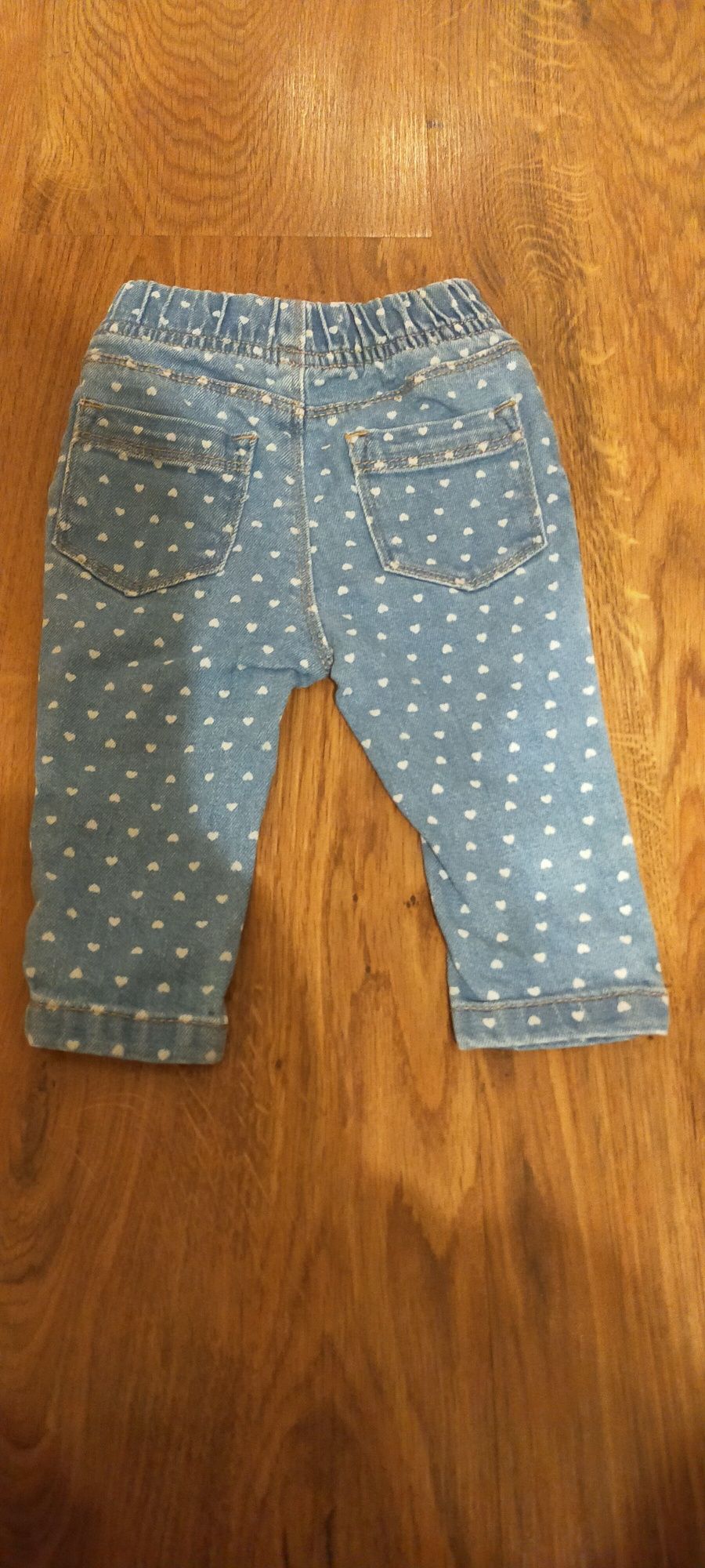 Spodnie jeansowe niemowlęce roz 68