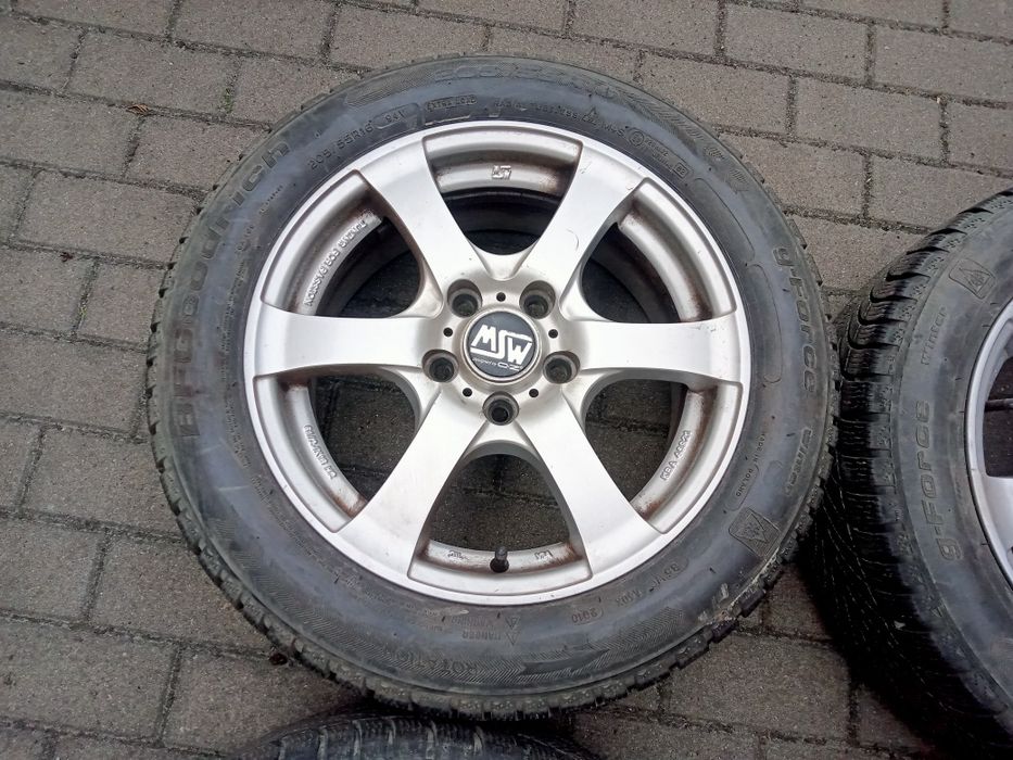 Koła zimowe 205/55/16 5x112 et 50 VW Audi Seat Skoda