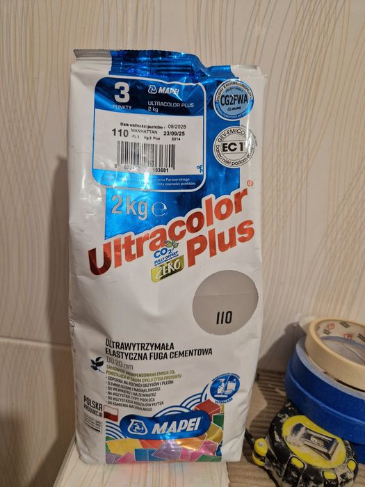 Fuga szara 2kg mapei