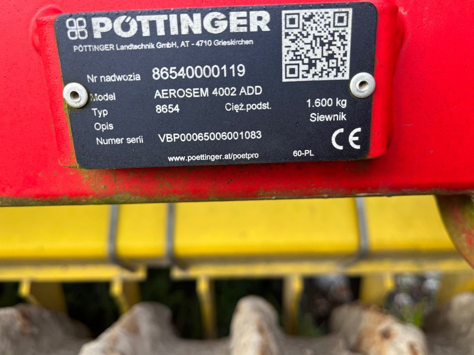 Siewnik pottinger FOX 400D