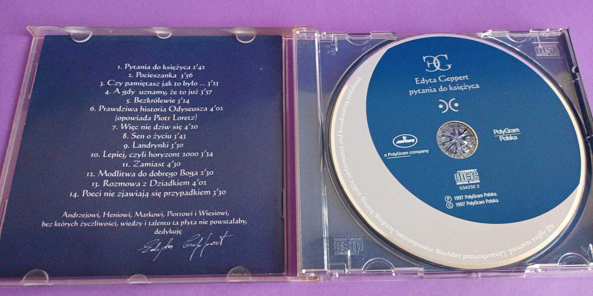 Edyta Geppert – Pytania Do Księżyca , CD 1997