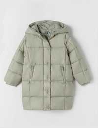Куртка пальто ZARA євро зима для дівчинки