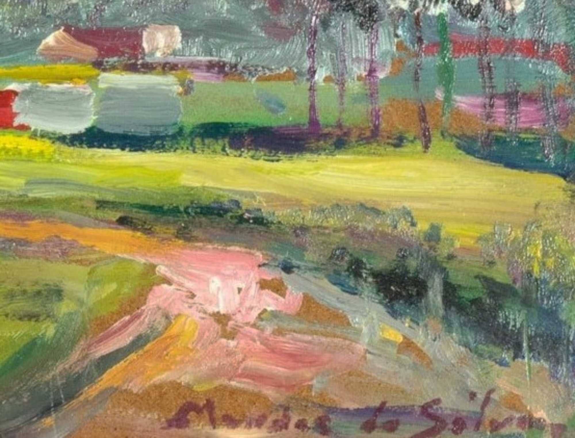 Pintura paisagem óleo | Mendes da Silva