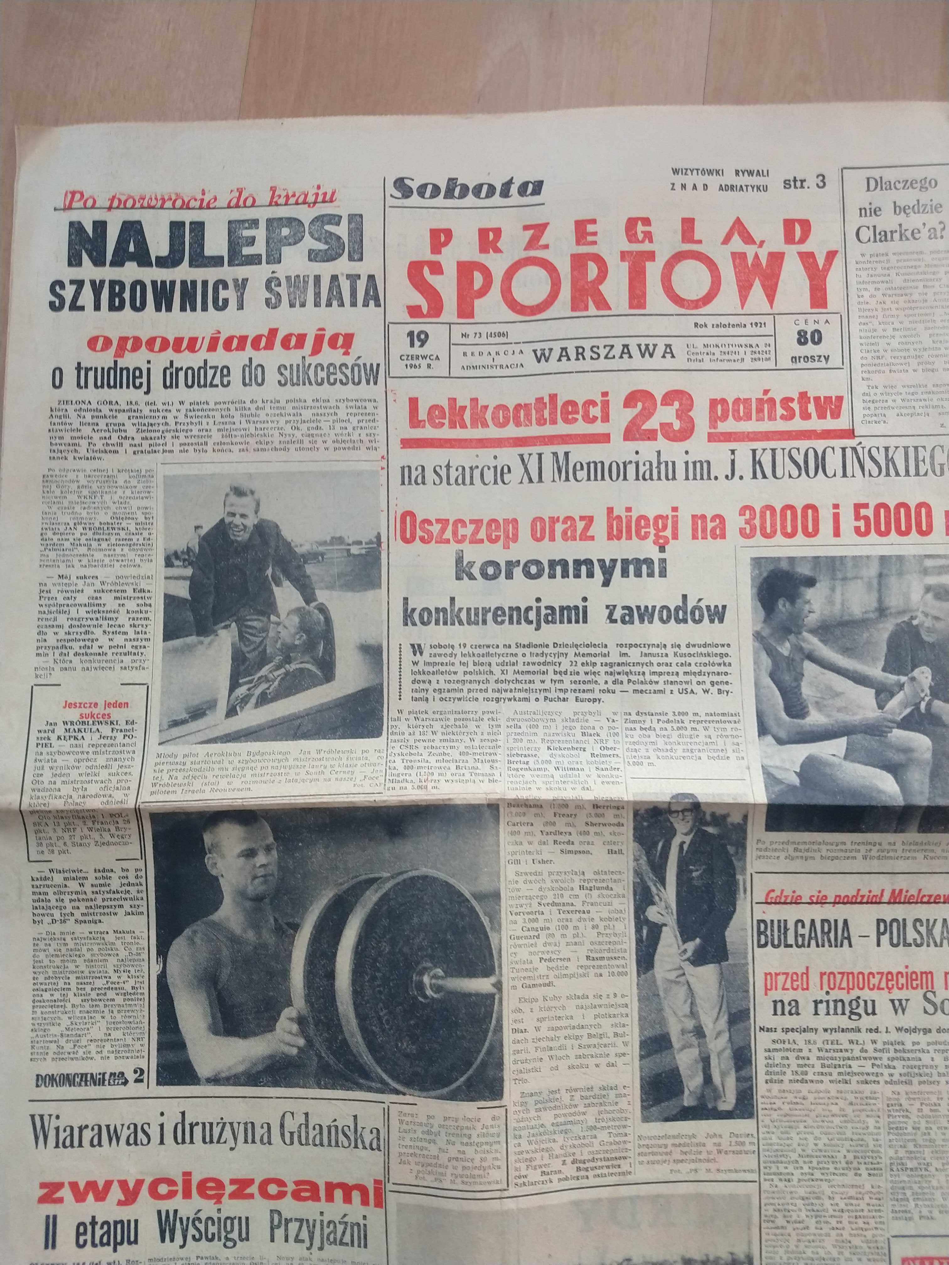 Polacy mistrzami świata w szybownictwie Edward Makula Jan Wróblewski