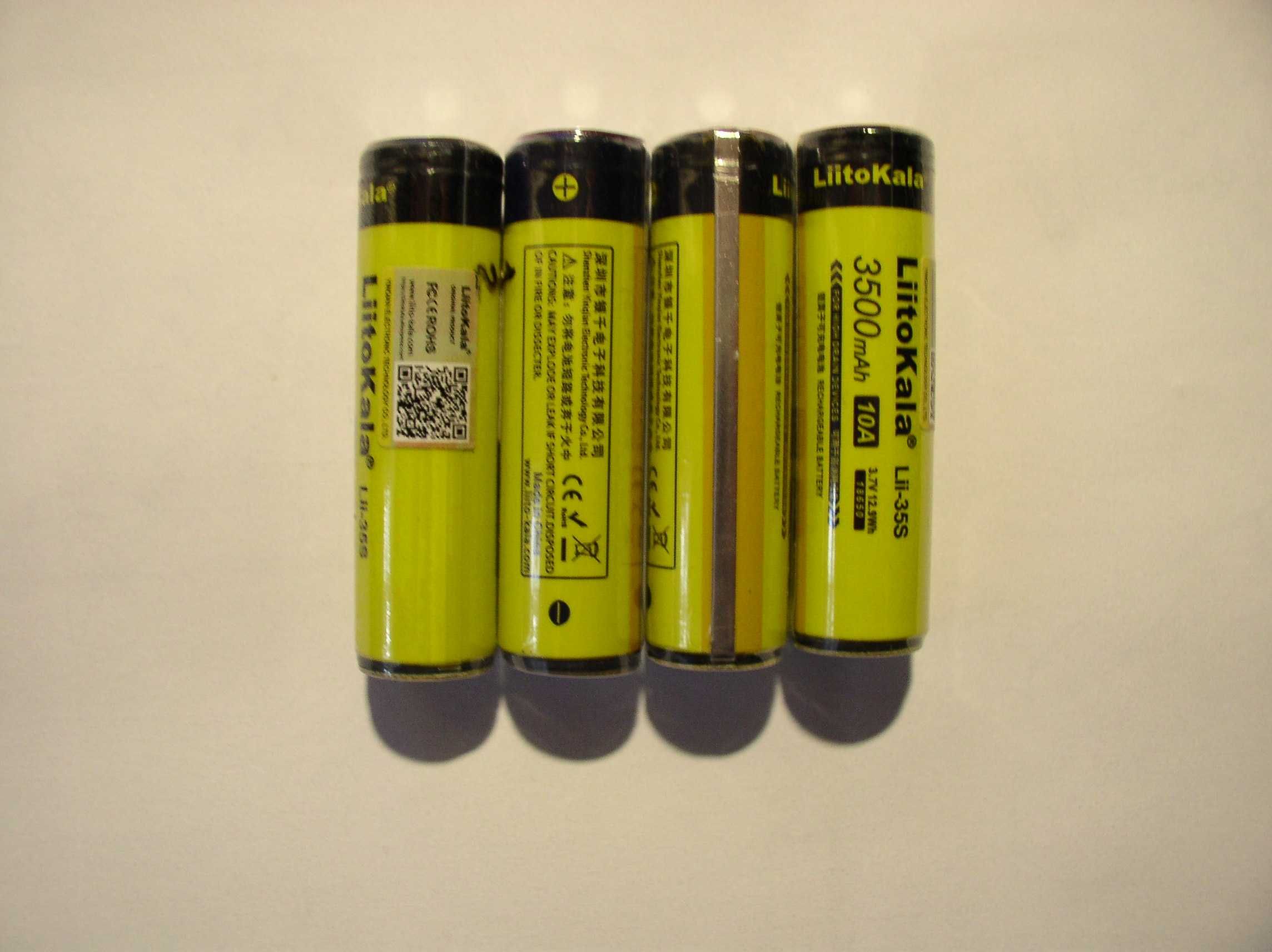 Аккумуляторы LitoKala 18650 с защитой 3500 mAh