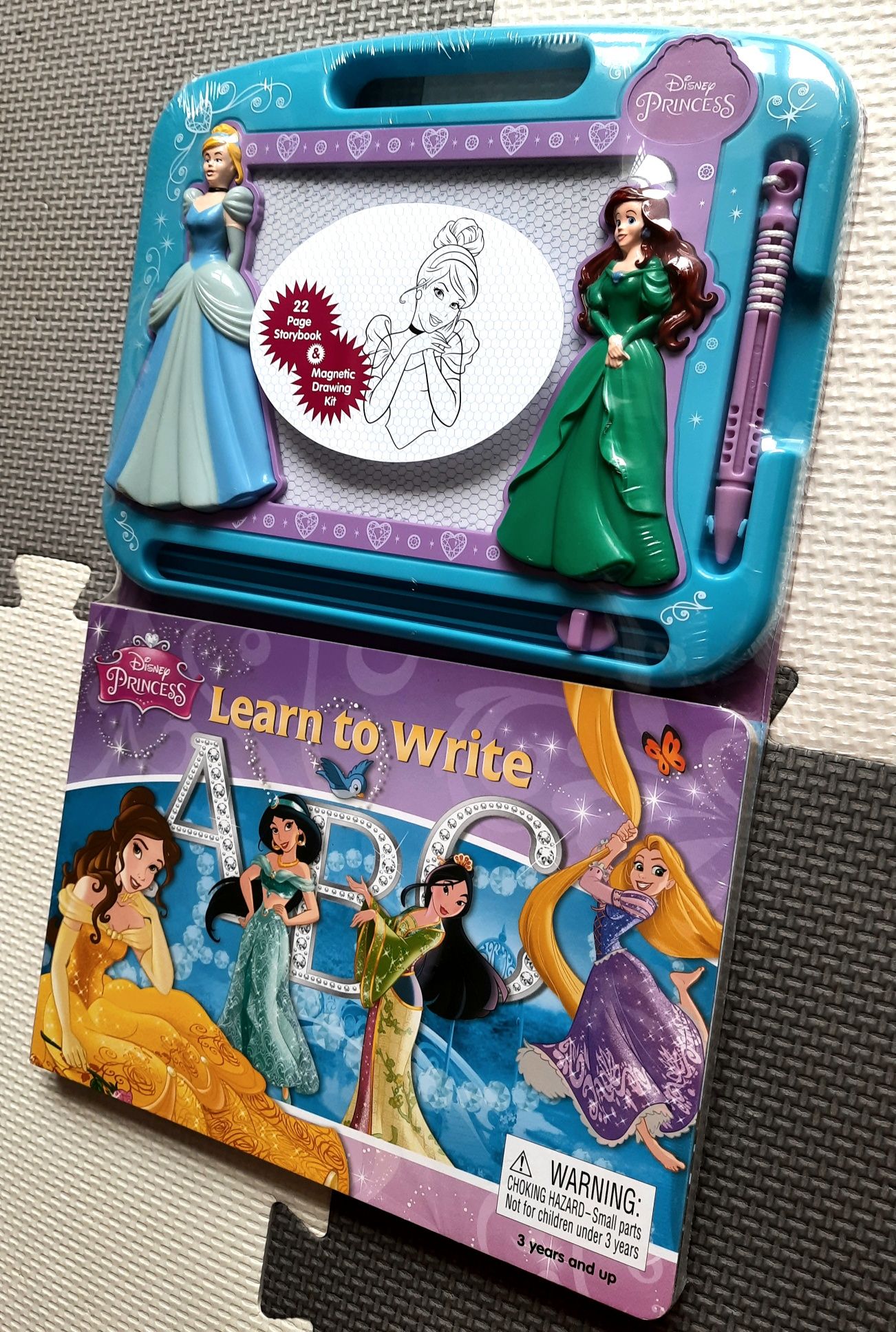 Nowa Disney Princess Learn to Write książeczka i tablica magnetyczna