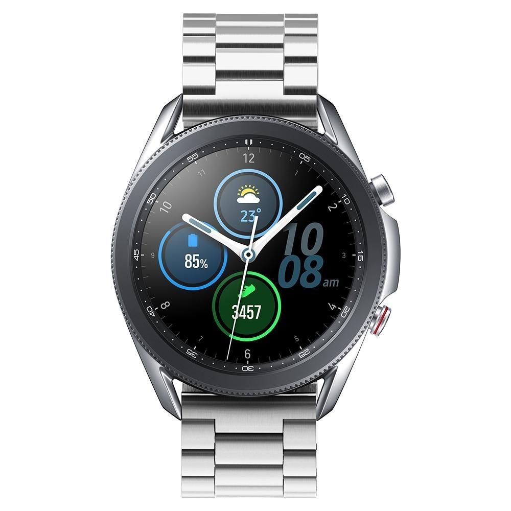 Pasek Bransoleta Spigen Modern Fit Band Galaxy Watch 3 45Mm Srebrny