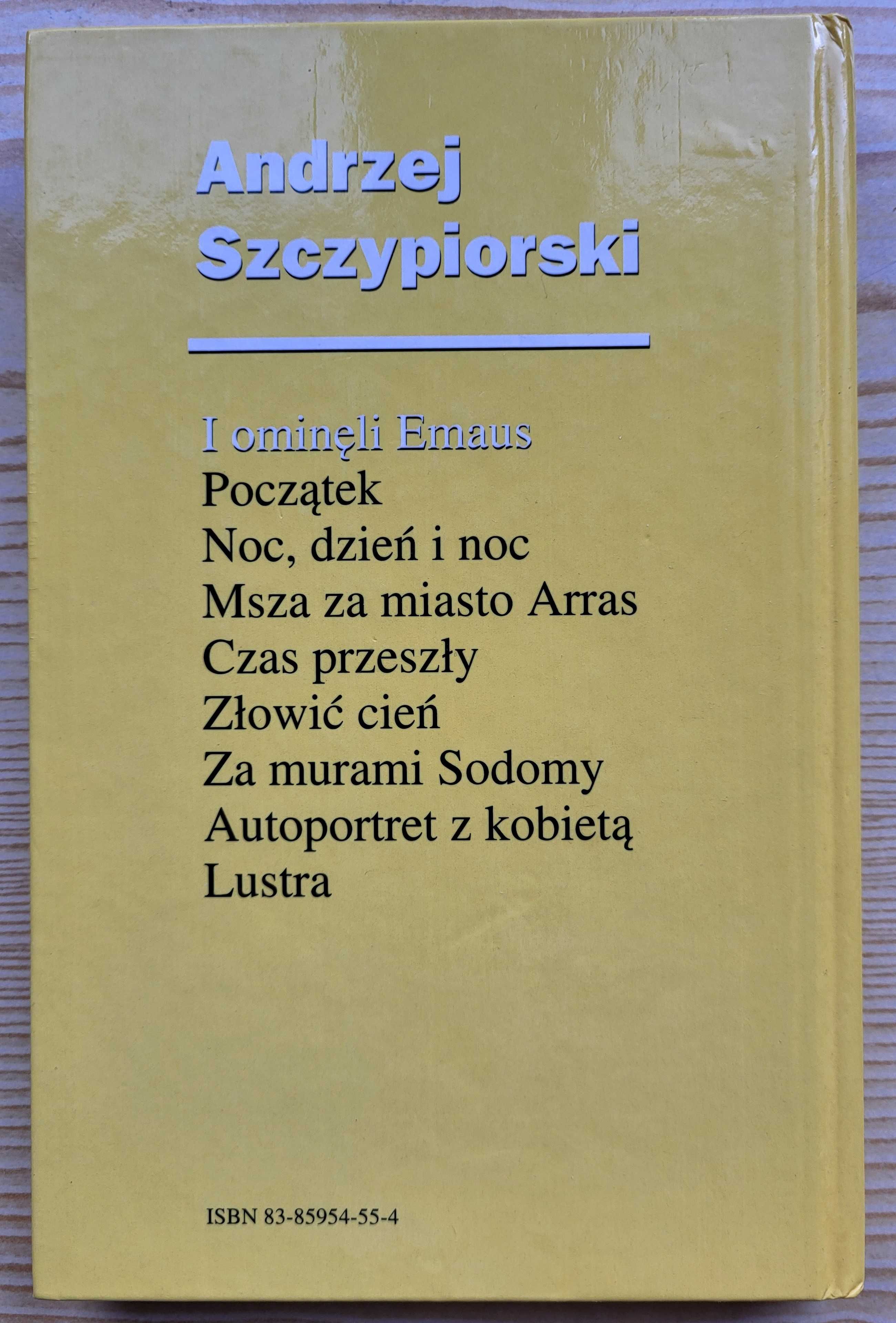 Andrzej Szczypiorski "I ominęli Emaus" TWARDA oprawa - NOWA - B. TANIO