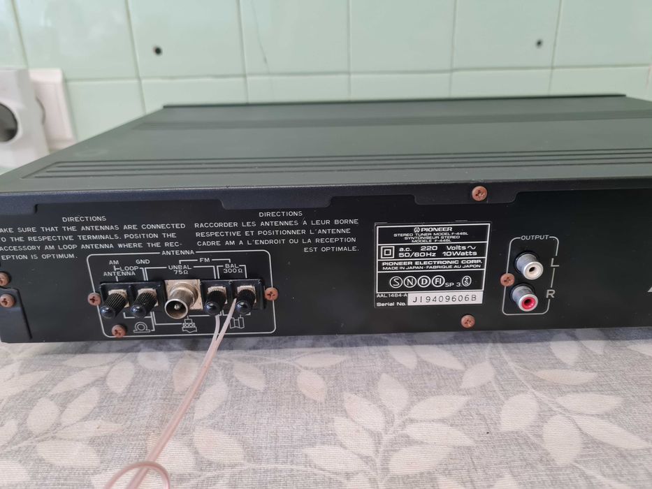 Sintonizador pioneer f-445l c.novo