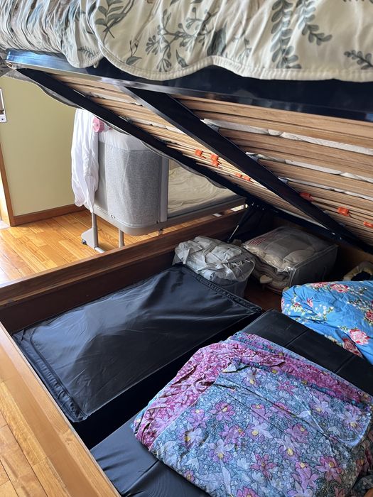 Cama casal madeira