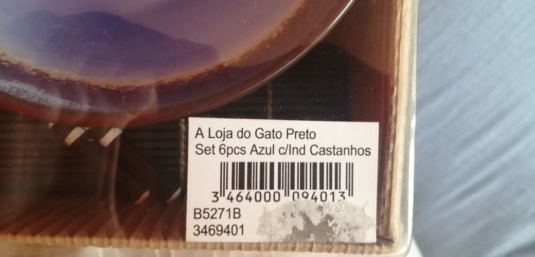 Conjunto sushi loja Gato Preto - 6 peças