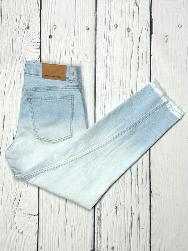 Stella Mccartney Jeansy Damskie Spodnie Boyfriend Ombre Wysoki Stan r.