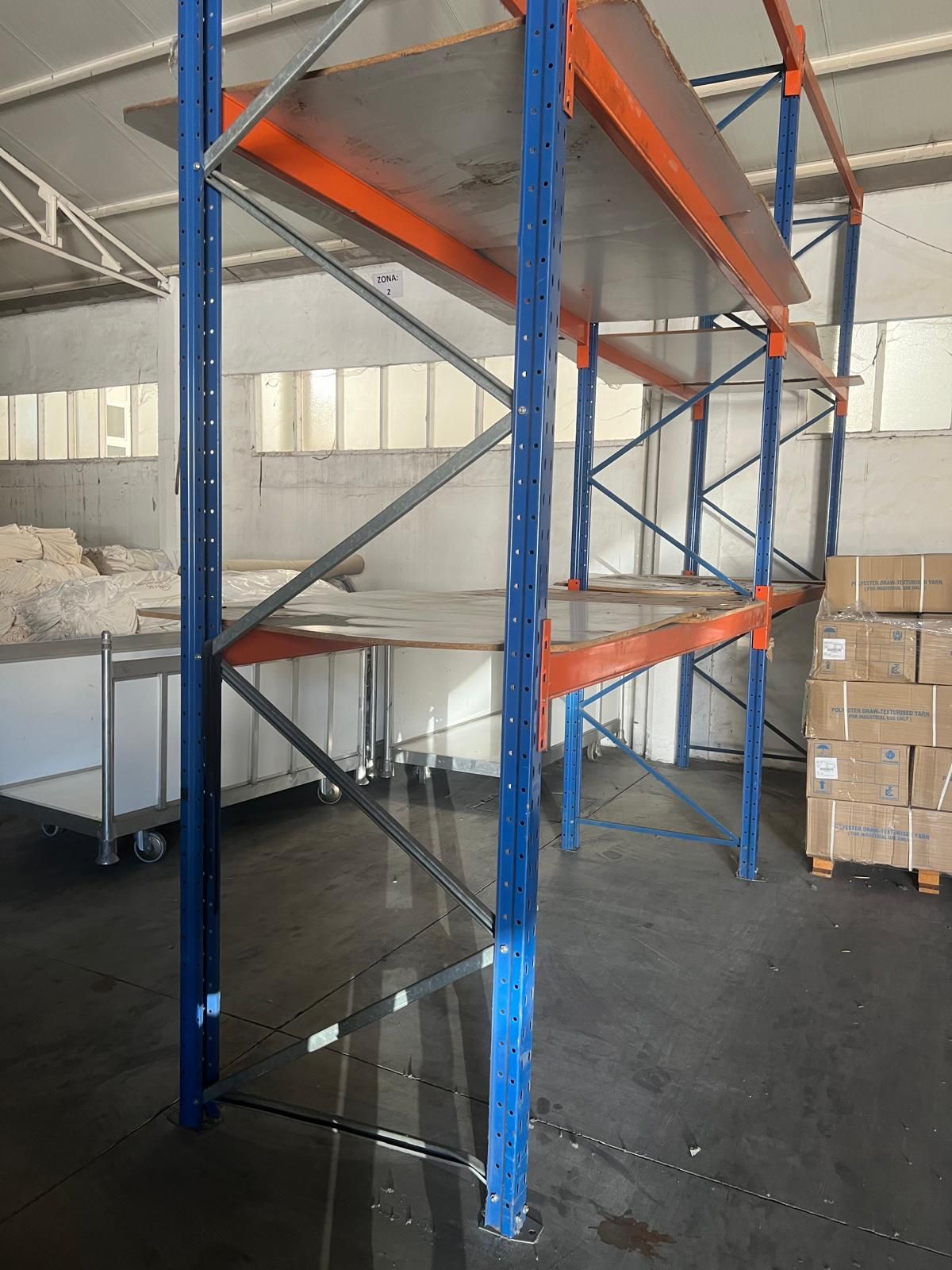 Prateleiras industriais como novas