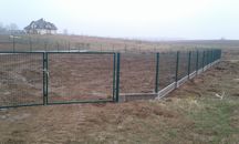 Brama panelowa dwuskrzydłowa