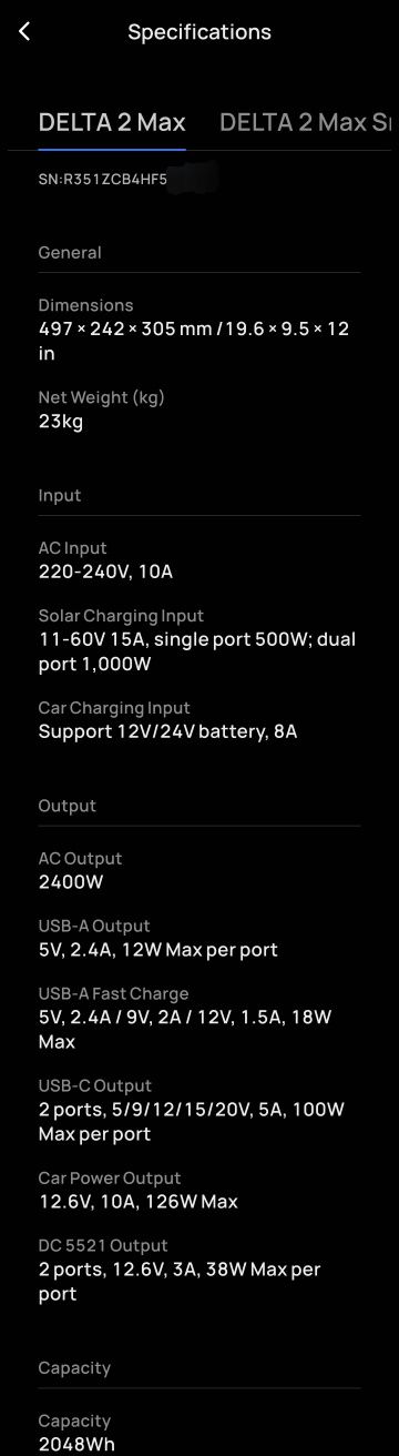 Ecoflow Delta 2 Max CN/AU зарядна станція