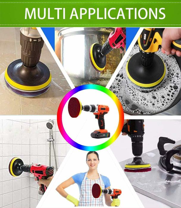 Zestaw do czyszczenia płytek felg 20 elementów