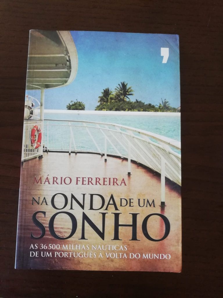 Livro "Na onda de um sonho" de Mário Ferreira