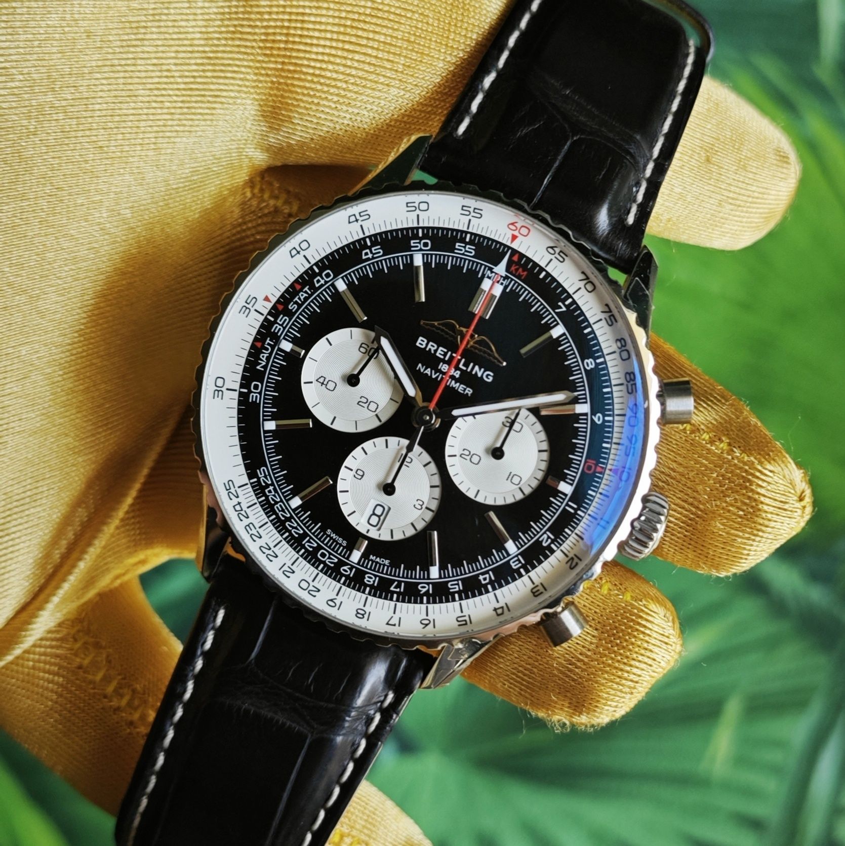 Breitling Navitimer B01 Chronograph 46 mm AB0137 zegarek męski 44 42
