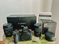 Panasonic Lumix S5 + Objetivas + Sigma MC-21 Canon