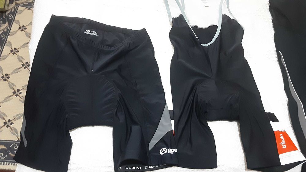 Equipamento ciclismo como novo 4 peças roupa
