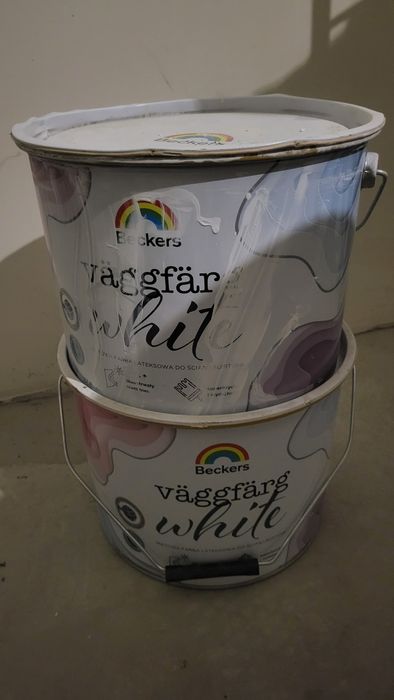 Matowa farba  lateksowa beckers biała